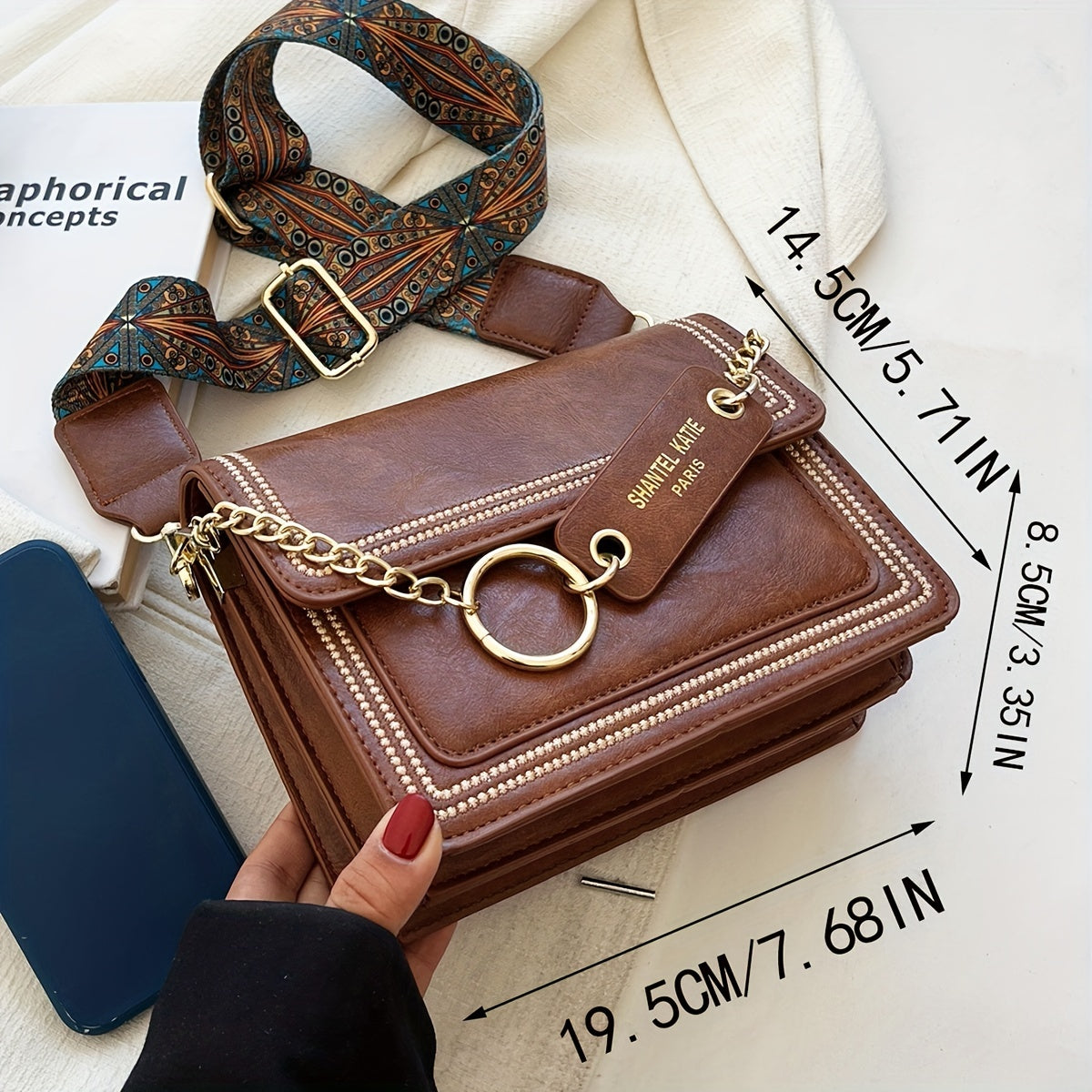 Cartera Paris l Celeste