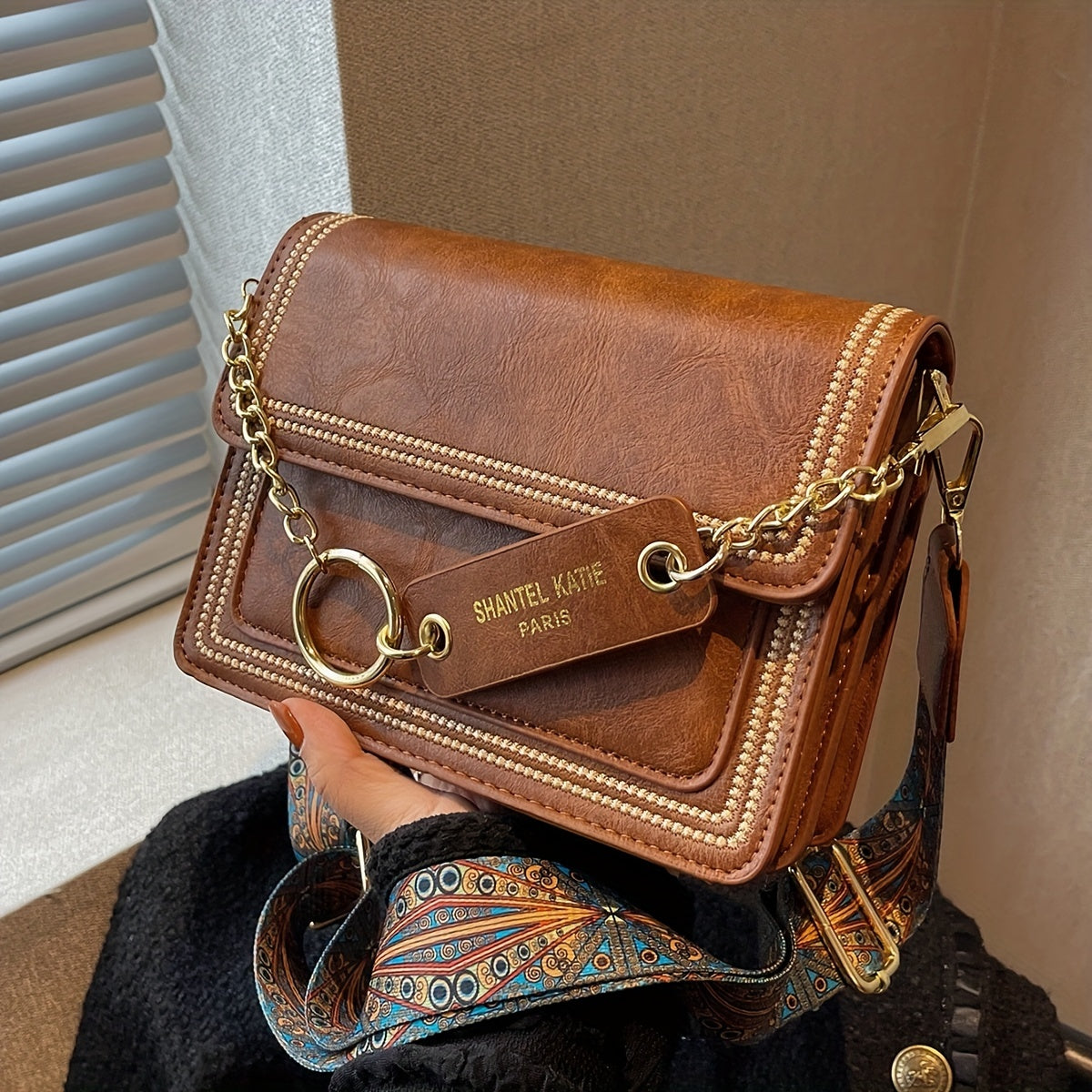 Cartera Paris l Celeste