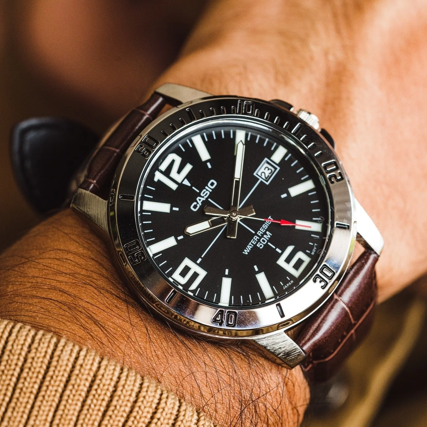 Reloj Casio l MTP VD01L 1B l