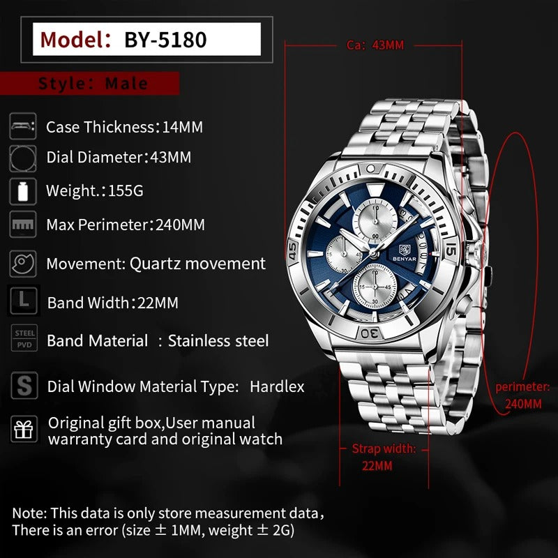 Reloj l BENYAR-5180