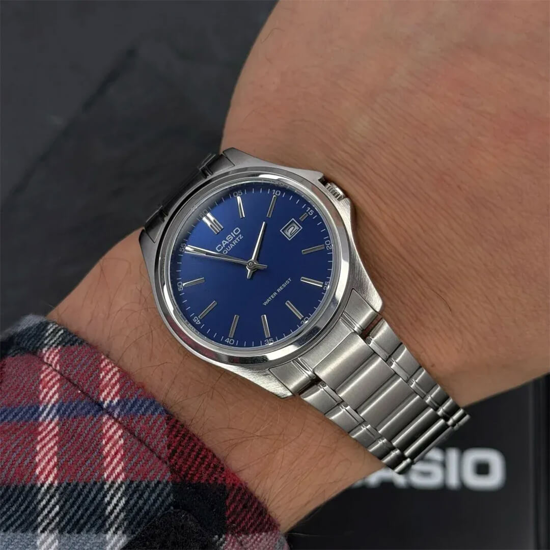 Set Relojes Casio Pareja l LTP-1183 + MTP-1183 l