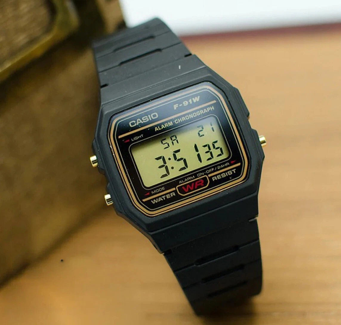 Reloj Casio F-91W Negro