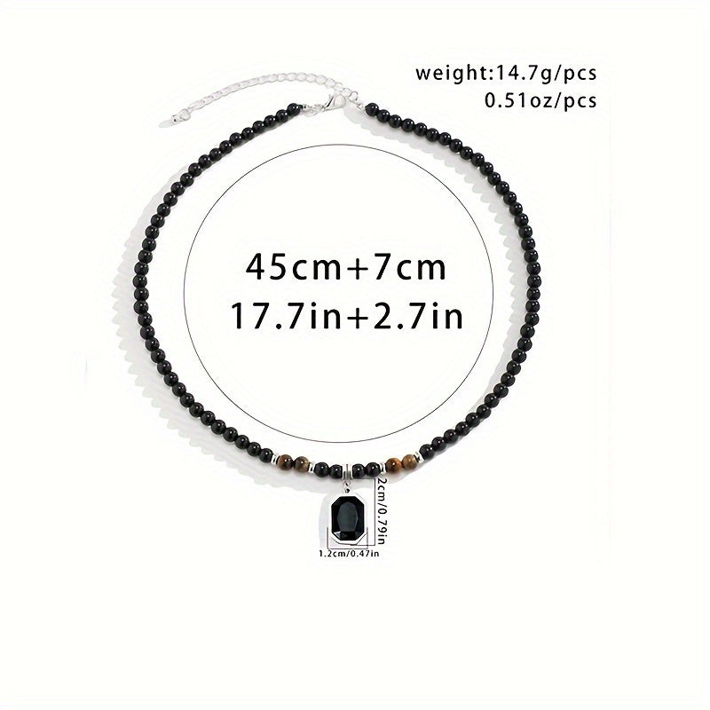 Collar piedra ojo tigre - Rajah
